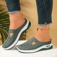thumbnail image 2 of Orthopedic Walking Shoes for Women 2025 Woven Breathable Slip on Shoes Arch Support Casual Running Diabetic Sneakers, 2 of 8
