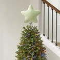 thumbnail image 5 of 9 inch Furry Star Christmas Tree Topper, Soft Plush Xmas Tree Topper for Christmas Tree Decor, Holiday Party, and Festive Home Celebrations, 5 of 5
