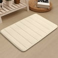 thumbnail image 2 of Ke1Clo Memory Foam Bath Mats for Bathroom, Super Soft Absorbent Bathroom Rug Non Slip 24x16 Inch, Quick Dry Bathroom Mat, Machine Washable Floor Carpet Bath Mat for Tub Shower, 2 of 6