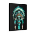 thumbnail image 5 of Lola Vegas Art – Human Skull Canvas Wall Art, Boho Feather Headdress, Gothic Aesthetic, Unique Home Decor – 12" x 16", 5 of 10