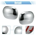 thumbnail image 4 of Pair Vehicle Exterior Chrome Plated Power Full Mirror Cover Cap for Lincoln Navigator 1998-2002 for Ford F-150 1997-2003, 4 of 7
