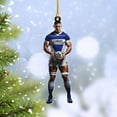 thumbnail image 5 of Personalized Rugby Ornament Rugby Player Gift Ornaments Rugby Team Gift Ornament Gift for Rugby Players Sports Ornaments for Christmas Tree Rugby Gifts for Sports (Rugby 19) - 3338 (Red), 5 of 7
