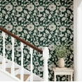 thumbnail image 3 of S4Sassy Floral Vine Wallpaper - Green Wall Covering, 25" x 120" Self-Adhesive Textured Vinyl Walls Paper, Wallwrap, Easy DIY Wall Covering For Boho aesthetic wall decor, Living Room, Living Spaces, 3 of 9