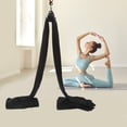 thumbnail image 3 of Aerial Silks Equipment, Stretch Aerial Silk Starter Kit For Aerial Acrobatic Dance, Aerial Yoga Hammock, 3 of 25