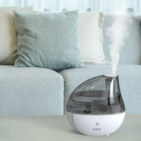 Pure Enrichment - Ultrasonic Cool Mist Humidifier with Optional Night Light - White