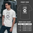 thumbnail image 4 of Greenyef Graphics I Paused My Game to Be Here Gamer Gift Funny Tee Men's T-Shirt Style-27 (White & Dark Gray, X-Large), 4 of 6