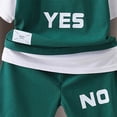 thumbnail image 3 of Akiihool Baby Boy Shorts Set Toddler Kids Boy Summer Clothes 6 12 18 24 Months 2T 3T 4T Short Sleeves Shirt Tops & Casual Shorts Outfit Set(Green,18-24 Months), 3 of 3