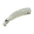thumbnail image 1 of Pinza de moda única Bargains Banana Clip 1 Pc Blanca, 1 of 1