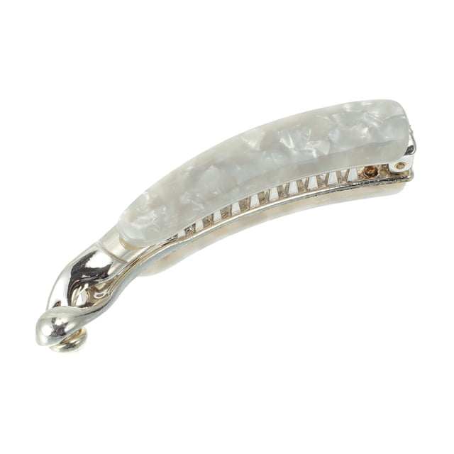 Pinza de moda única Bargains Banana Clip 1 Pc Blanca