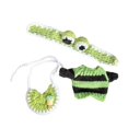thumbnail image 4 of Suéter de ropa para muñecas de peluche perfke Verde, 4 of 9