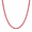 Gold Ruby Red, variant on Gold Tennis Necklace for Women Colorful CZ Ruby Emerald Sapphire