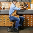 thumbnail image 2 of Pneumatic Rolling Mechanic Stool with Padded Seat - 330 lbs Capacity, 2 of 12