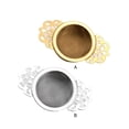 thumbnail image 4 of Ounissouiy Colador de hojas de té de doble mango para el hogar, filtro de malla fina para hojas de hierbas, herramienta de colado, accesorios de Herramientas y accesorios para hornear Oro, 4 of 6