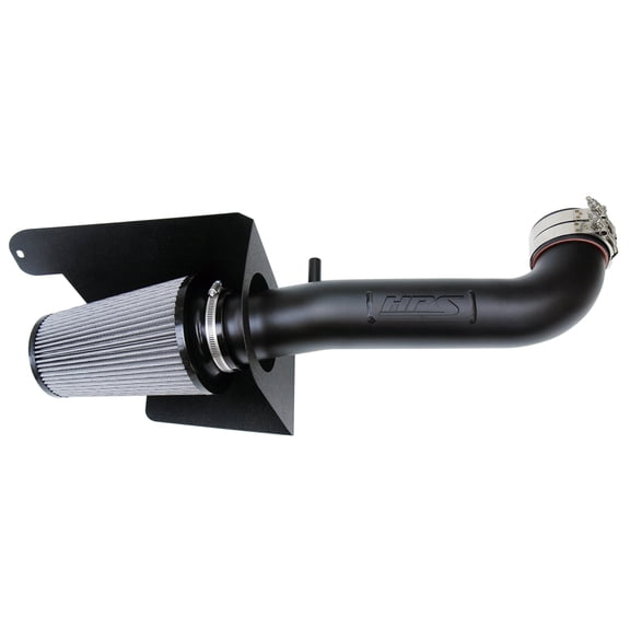 HPS Performance Cold Air Intake Kit Compatible for 2012-2018 Jeep Wrangler JK 3.6L V6, Includes Heat Shield, Black, 827-664WB