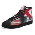 thumbnail image 6 of Alabama State American High Top Canvas Shoes Sneakers Black Size 4.5, 6 of 7