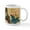 White, variant on CafePress - Paris Eiffel Tower Hydrangea Bird Floral Fashion M - 11 oz Ceramic Mug - Novelty Coffee Tea Cup
