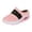 Pink, variant on Unisex Slippers Men's Womens Open Back On Mules Clogs Knit Mesh Breathable Walking Shoes Lightweight Casual Wide Toe Mules with Anti-Skid Sole(Black,6.5)
