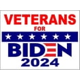 thumbnail image 2 of Eco Veterans for BIDEN 2024 JOE BIDEN 5 Double Sided 12x16 in Yard Road Sign w/Stand, 2 of 8