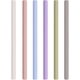 thumbnail image 1 of Muyoka 6 pajitas de silicona ecol贸gicas para beber, pajitas rectas para batidos, reutilizables, anchas, sin BPA, extralargas para cualquier vaso, compatibles con fr铆o y calor, 1 of 7