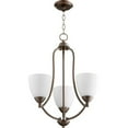 thumbnail image 3 of Quorum Lighting - Three Light Chandelier - Barkley - 3 Light Chandelier in, 3 of 3
