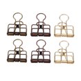 thumbnail image 4 of Binder Clips, Unique Hollow Design 90 Pcs Strong Clamping Force Office Binder Clips  For Tickets, 4 of 8