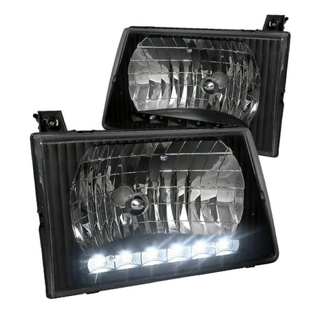 1996 Ford Taurus Headlight - Econoline Van E150 250 350 450 Smd Led Drl Headlights