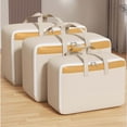 thumbnail image 1 of Bolsas de almacenamiento resistentes para ropa y mantas • Capacidad extra grande • Tela no tejida engrosada • Ventana transparente y asas reforzadas • 3 tallas, 1 of 5