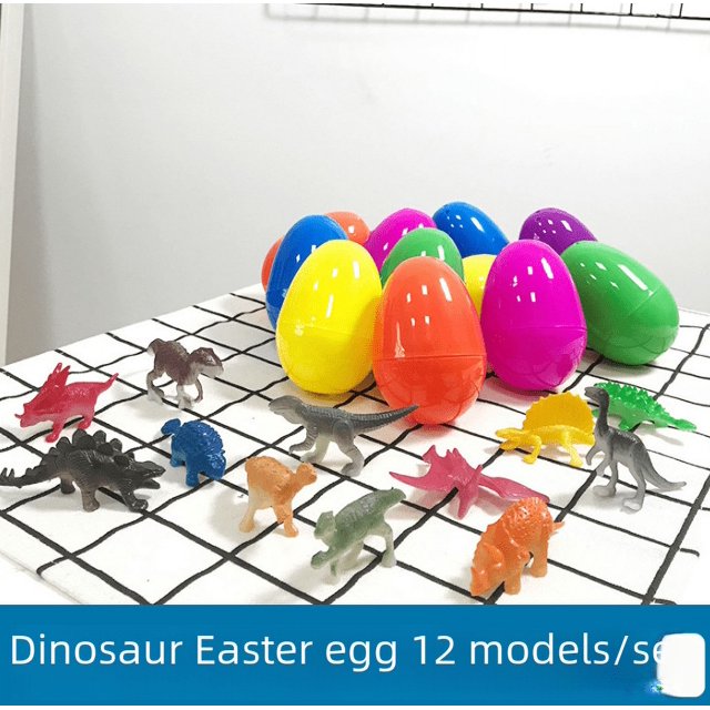 Huevos de Pascua, huevos de dinosaurio, huevos creativos para niños, huevos abiertos, orquesta de pellizcos, huevos de juguete para hacer uno mismo