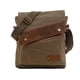 thumbnail image 1 of Hukapapa Nuevo bolso para hombre, bolso de lona, bolso cruzado vertical para hombre y mujer, bolso de hombro único, verde, 1 of 6