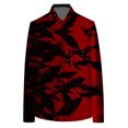 thumbnail image 1 of Chemise Décontractée à Manches Longues Imprimée 3D pour Hommes Halloween Mode Confortable pour Automne, 1 of 2