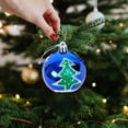 thumbnail image 5 of Christmas Ornaments, Shatterproof Christmas Decorations, 6pc Set Xmas Tree Balls for Holiday Wedding Party Tabletop Small Trees Decoration, Durable Plastic Material, 2.36 Inch, 5 of 7