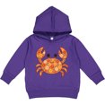 thumbnail image 2 of Inktastic Beach Crab Cute Girly Maritime Toddler Hoodie, 2 of 4