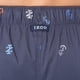 thumbnail image 5 of Shorts para dormir IZOD de popelina estampada con ajuste relajado para hombre en color azul marino, 5 of 5
