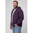 thumbnail image 3 of Kingsize Men's Big & Tall Fleece Zip-front Hoodie Jacket, 3 of 6