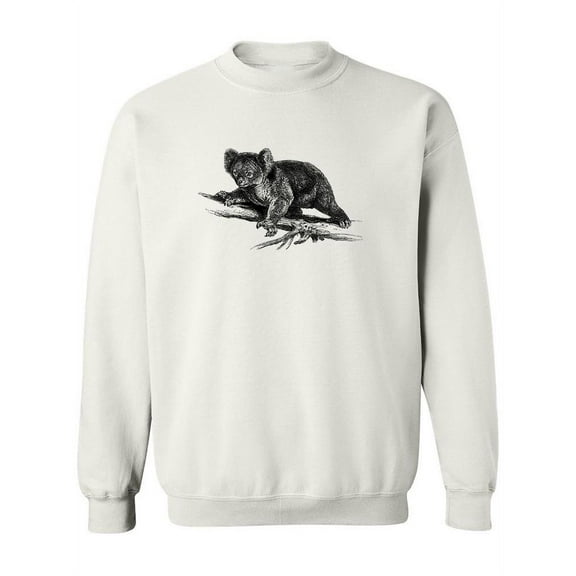 Koala On A Branch Sketch Sweatshirt Women -Image by Shutterstock, Female Large