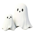 thumbnail image 2 of Qxpztk Halloween Cute Ghost Figurine, Spooky Resin Ghost Statue, Mini Ghost Decor for Halloween Decorations, Porch and Indoor Spooky Home Decor Ghost with a Red Heart - B, 2 of 9