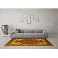 thumbnail image 3 of Ahgly Company Indoor Rectangle Persian Yellow Traditional Area Rugs, 7' x 10', 3 of 4
