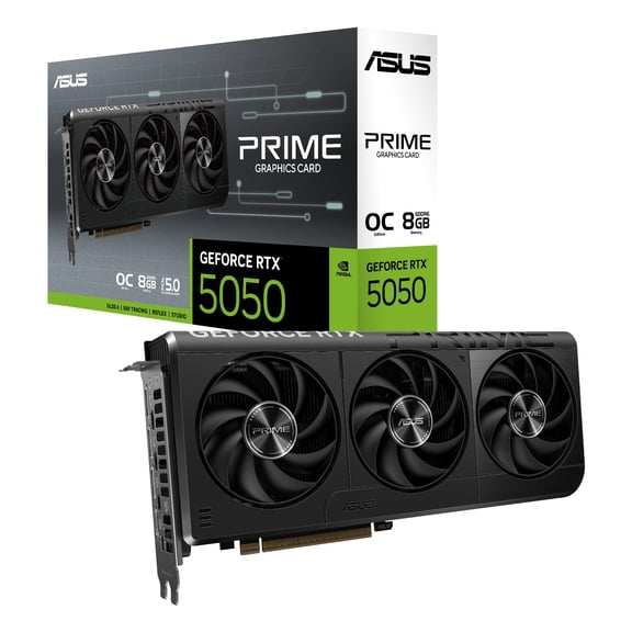 Tarjeta de Video NVIDIA GeForce RTX 5050 ASUS Prime OC Edition, 8GB GDDR6, 128 Bit, 1xHDMI, 3xDisplayPort, PCI Express 5.0.