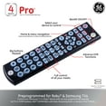 thumbnail image 3 of GE Big Button Backlit Universal Remote, Black, 34455, 3 of 8