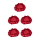 thumbnail image 3 of Sonducket Gorros de mujer de seda de una sola capa de satén para quimioterapia, sombrero suave a la moda, turbantes, cubierta para la cabeza, Rojo 5Conjunto, 3 of 6