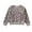Grey, variant on WOYY Toddler Girls Leopard Print Sweatshirt Long Sleeve Round Neck Pullover, Sizes 2-3T