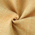 thumbnail image 2 of Phantoscope Textural Faux Linen Series Square Decorative Throw Pillow Cusion for Couch, 22" x 22", Yellow, 2 Pack, 2 of 6