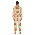 thumbnail image 4 of FORMRS Onesies Pajama for Adults Unisex Hoodie Winter Jumpsuit One Piece Sleepwear, Sizes S-2XL, Halloween Pumpkins Pattern, 4 of 7