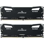 Timetec Pinnacle Konduit 32GB KIT(2x16GB) DDR4 3200MHz PC4-25600 CL16-20-20-40 XMP2.0 Overclocking 1.35V Dual Rank Compatible for AMD and Intel Desktop Gaming PC Memory Module - Black