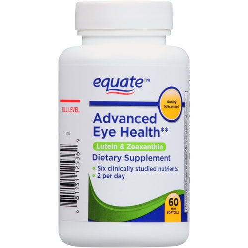 Equate advanced eye health lutein & zeaxanthin dietary supplement, 60