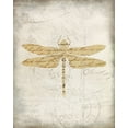 thumbnail image 2 of Kimberly, Allen 20x24 Black Ornate Wood Framed with Double Matting Museum Art Print Titled - Dragonfly Letters 3, 2 of 4