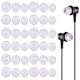 thumbnail image 1 of Seitruly 36 piezas de tapa de silicona para auriculares, transparente, desmontable, Universal, Flexible, en la oreja, con cable, inalámbrico, Relojes inteligentes, 1 of 6