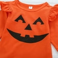 thumbnail image 6 of LNMQLPDBS Fall Onesies Baby Girl Toddler Jumpsuit Going Home Outfit Baby Boy Babys First Christmas Outfit Boy 18 Months Girl Clothes for 4 Year Old, Orange 0-6 Months, 6 of 9