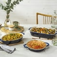 thumbnail image 3 of Staub Ceramic 3-pc Mixed Baking Dish Set - Dark Blue, 3 of 6