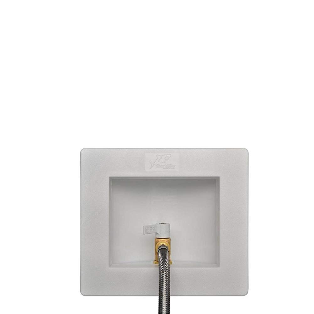 Sharkbite 25032A Ice Maker Outlet Box, 1/2 inch x 1/4 inch Compression, Push-to-Connect Copper, PEX, CPVC, PE-RT Pipe - image 4 of 5